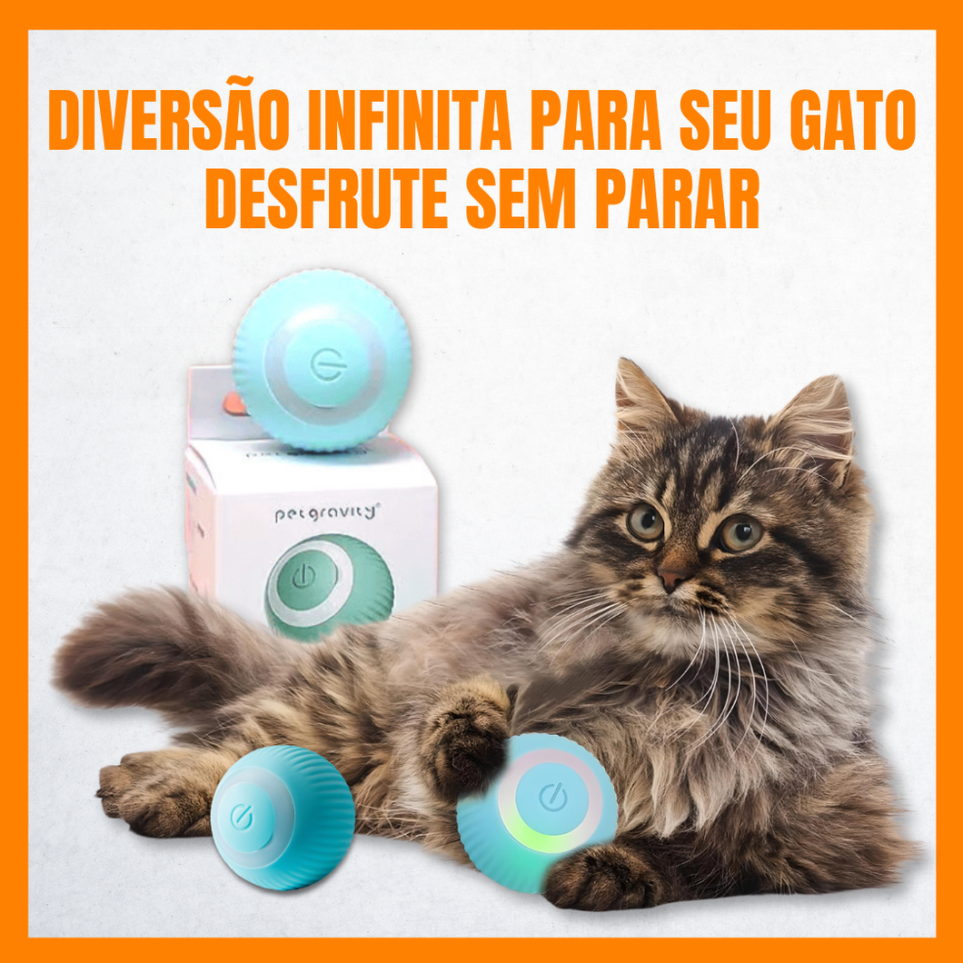 Bola de brincar interactiva para gatos